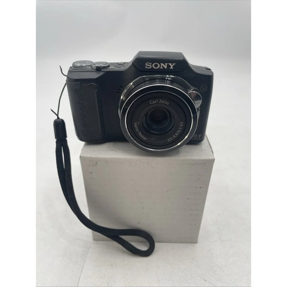 Sony Cyber-shot DSC-H20 Digital Camera 10.1MP+Battery+Charger+SD Card+Case*READ*